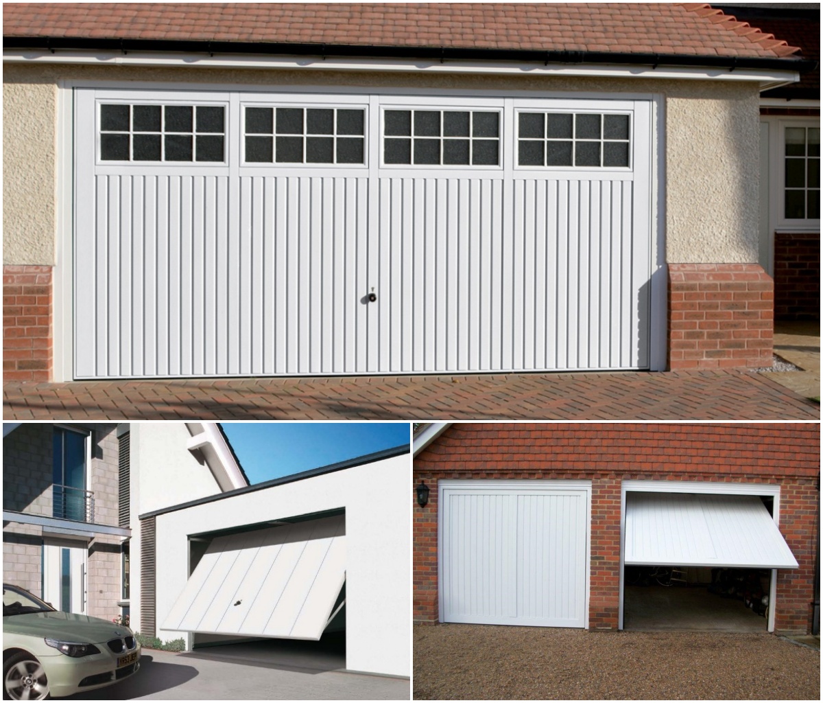 3 Up and over garage door examples