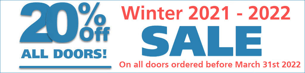 Garage Doors Sale Price for Winter, 2021